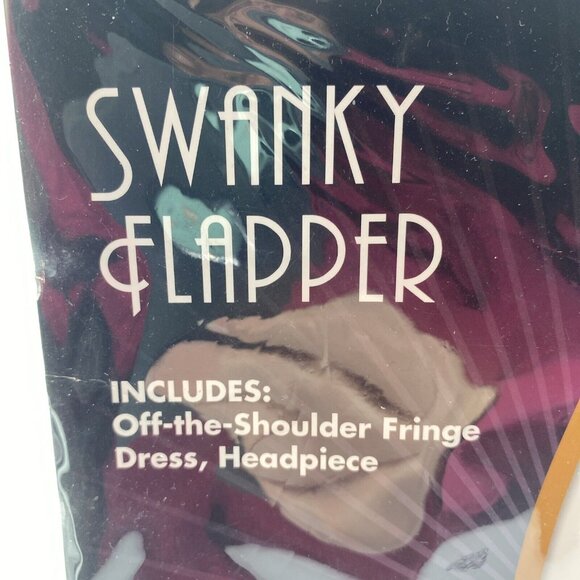 Spirit Swanky Flapper Adult Ladies Halloween Theatre Costume Size X-Large 14-16 - Picture 4 of 10